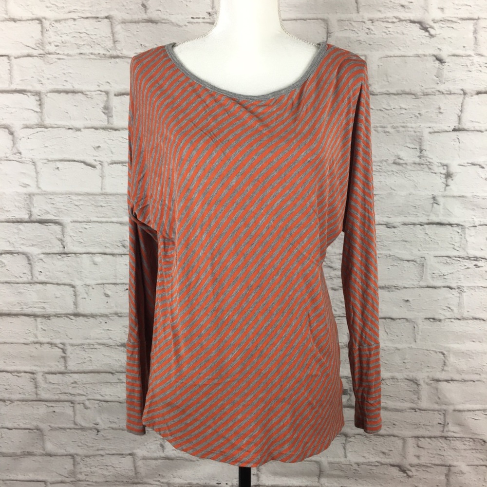 Michael Kors top large dolman sleeve stripes C21